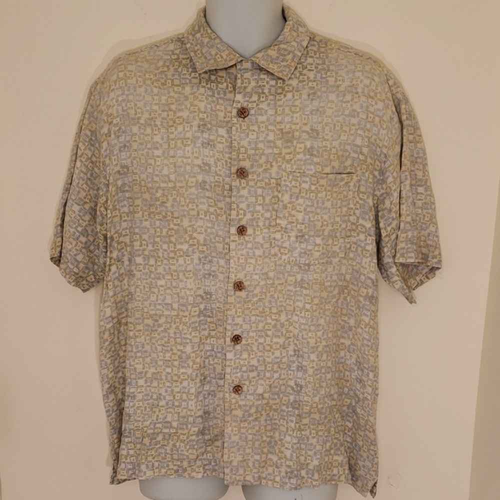 Pendleton Mens Material Bamboo Shirt Hawaiian